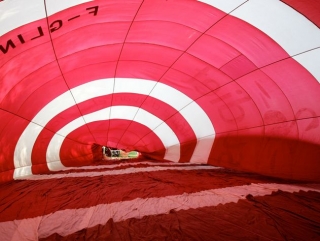  Foto aus dem Inneren des Ballons 